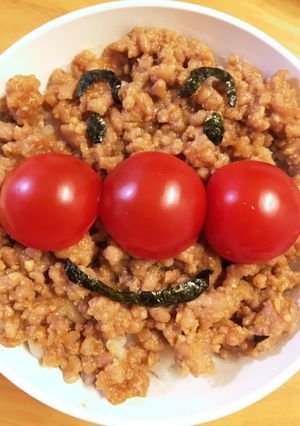 簡単5分＊アンパンマンそぼろご飯＊-レシピのメイン写真