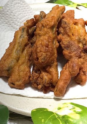 ワラビのだし醤油天ぷら-レシピのメイン写真