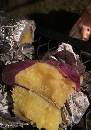 キャンプに!BBQに!甘〜い焼き芋-レシピのメイン写真