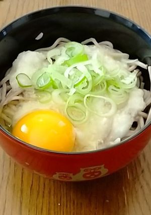 【レンジで簡単】冷たいとろろそば-レシピのメイン写真