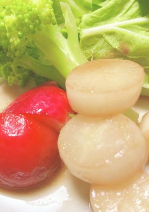 食欲誘う！ラディッシュのバターポン酢焼き-レシピのメイン写真