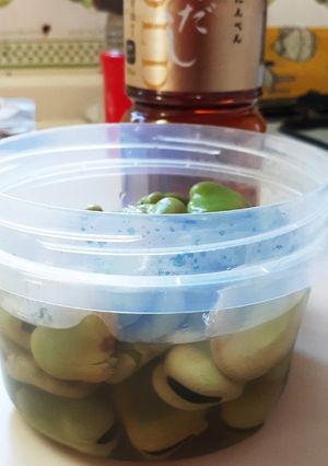 春らしく空豆の浅漬け-レシピのメイン写真
