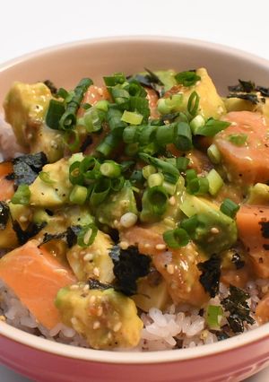 火を使わない！三色ユッケ風丼-レシピのメイン写真