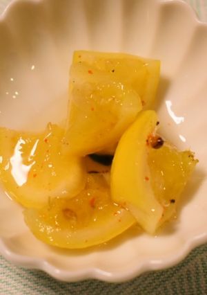甘辛レモンピクルス-レシピのメイン写真