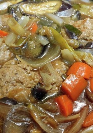 やけくそハンバーグの中華風旨煮-レシピのメイン写真