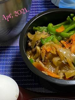 韓国風牛丼弁当-レシピのメイン写真