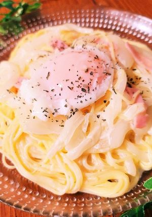 簡単♪冷製カルボナーラ-レシピのメイン写真