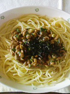 納豆スパゲティー-レシピのメイン写真