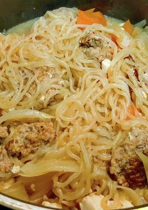 やけくそハンバーグの肉じゃが風-レシピのメイン写真