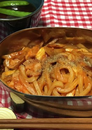 うどんナポリタン(うどナポ)-レシピのメイン写真