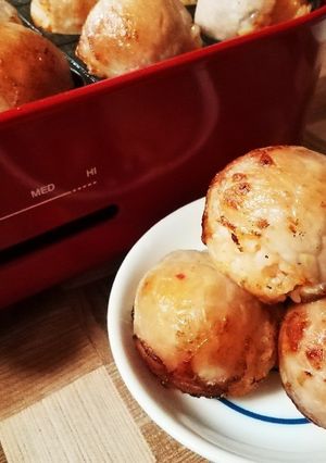 たこ焼き器de豚キムチのミニ焼きおにぎり-レシピのメイン写真