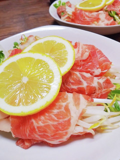簡単!レモンポン酢の豚巻き豆苗&もやし-レシピのメイン写真