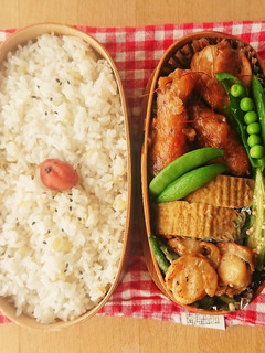 お弁当★オクラ入りホタテ醤油焦がしバター-レシピのメイン写真