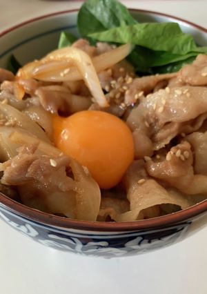 ゆかりのイブクロ　　カフェ風豚丼-レシピのメイン写真