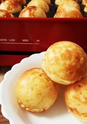 たこ焼き器deキムチ入りポンデケージョ-レシピのメイン写真
