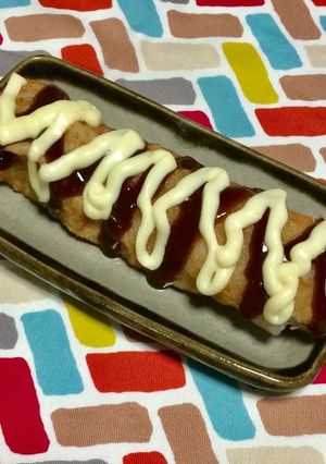 超簡単☆もっちもち白玉ホットドッグ♪♪♪-レシピのメイン写真