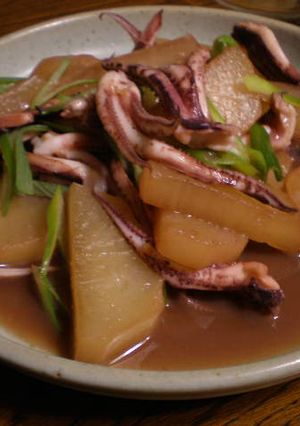 やわらかイカと大根の煮物-レシピのメイン写真