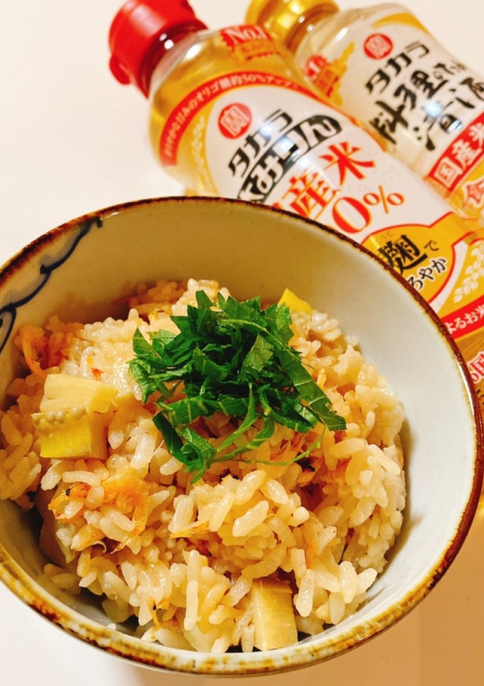 桜えびとタケノコ 春の炊き込みご飯-レシピのメイン写真