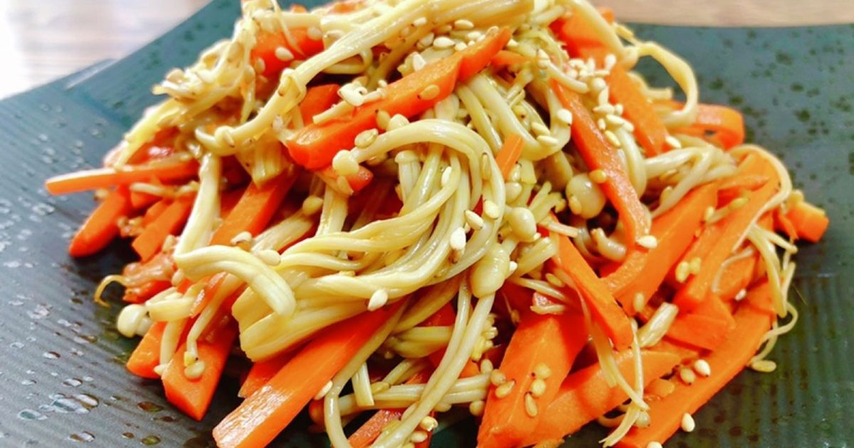 10分以下☆人参とえのきの簡単副菜 by ＊Nakoko＊ 【クックパッド