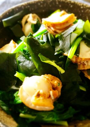 わかめとホタテの新緑煮♩-レシピのメイン写真