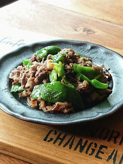 簡単★牛肉とピーマンの麺つゆバター炒め-レシピのメイン写真