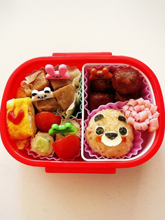 簡単!年中さんの幼稚園くまさん弁当♡-レシピのメイン写真