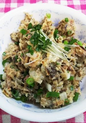 さば味噌缶と新たまのマヨ和え♪アレンジも-レシピのメイン写真