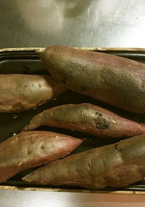 魚焼きグリルで甘〜い焼き芋-レシピのメイン写真