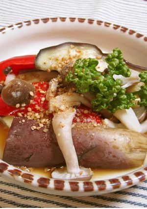 簡単に彩り鮮やか★蒸し野菜のからし和え-レシピのメイン写真