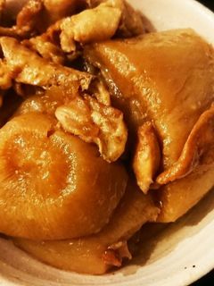 鶏皮大根-レシピのメイン写真