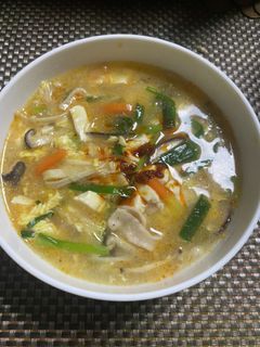 酸っぱ辛い 緑豆春雨入り スタミナ酸辣湯-レシピのメイン写真