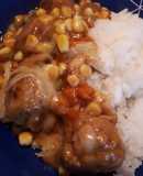 ミートボールのチーズカレー煮込み