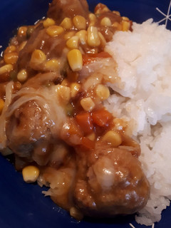 ミートボールのチーズカレー煮込み-レシピのメイン写真