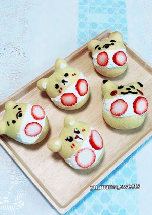 可愛いマリトッツオ　(キャラトッツオ)-レシピのメイン写真