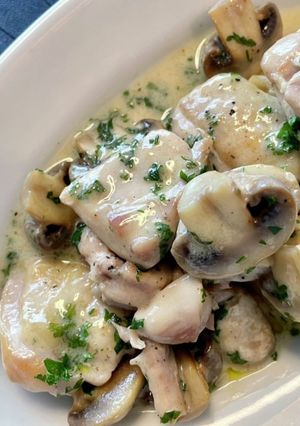 鶏肉とマッシュルームのクリーム煮-レシピのメイン写真