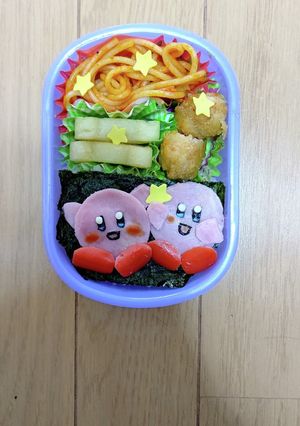 お弁当 簡単キャラ カービィ②-レシピのメイン写真