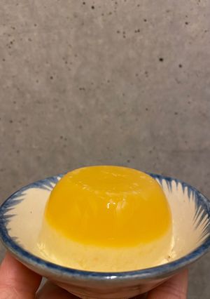 卵不使用　二層に分かれるオレンジババロア-レシピのメイン写真