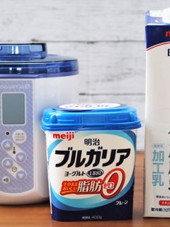 ブルガリア脂肪0と低脂肪乳でヨーグルト-レシピのメイン写真