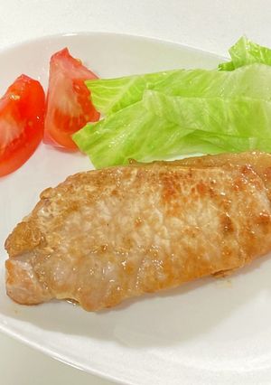 簡単シンプル◆豚ロースの甘辛焼き◆-レシピのメイン写真