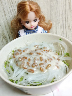 リカちゃん♡酢納豆新たまスプラウトサラダ-レシピのメイン写真