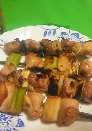 焼鳥ねぎま♪魚焼き両面グリルでかんたん♪-レシピのメイン写真