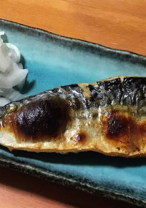 生姜とオリーブオイルで美味しい焼きサバに-レシピのメイン写真