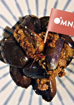 OMNIミンチ肉味噌の茄子炒め-レシピのメイン写真