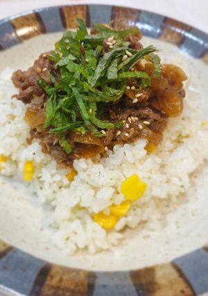 レストランの焼肉ピラフ-レシピのメイン写真