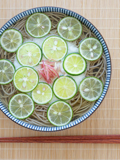 【卯月製麺】すだちと長芋の冷やかけそば-レシピのメイン写真