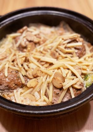 白菜とハンバーグの煮込み-レシピのメイン写真