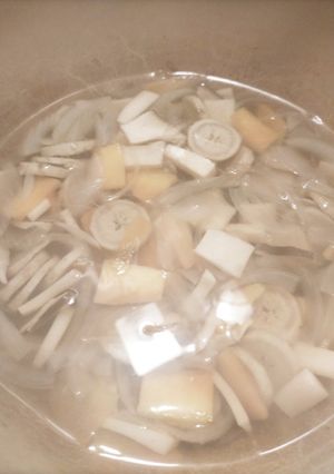 ごぼうと野菜の重ね煮スープ-レシピのメイン写真