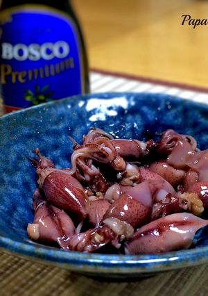 簡単ホタルイカのオリーブオイル醤油和え-レシピのメイン写真