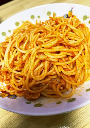 ツナのナポリタン-レシピのメイン写真