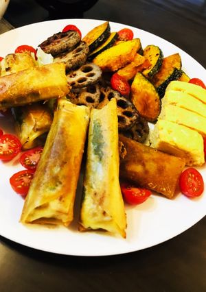 山芋大葉チーズの春巻き-レシピのメイン写真